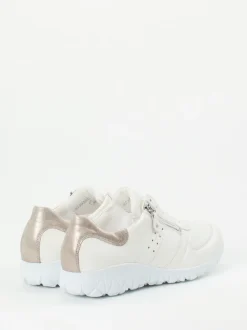 Waldläufer – Komfort-Sneaker aus Nappaleder in Weiß