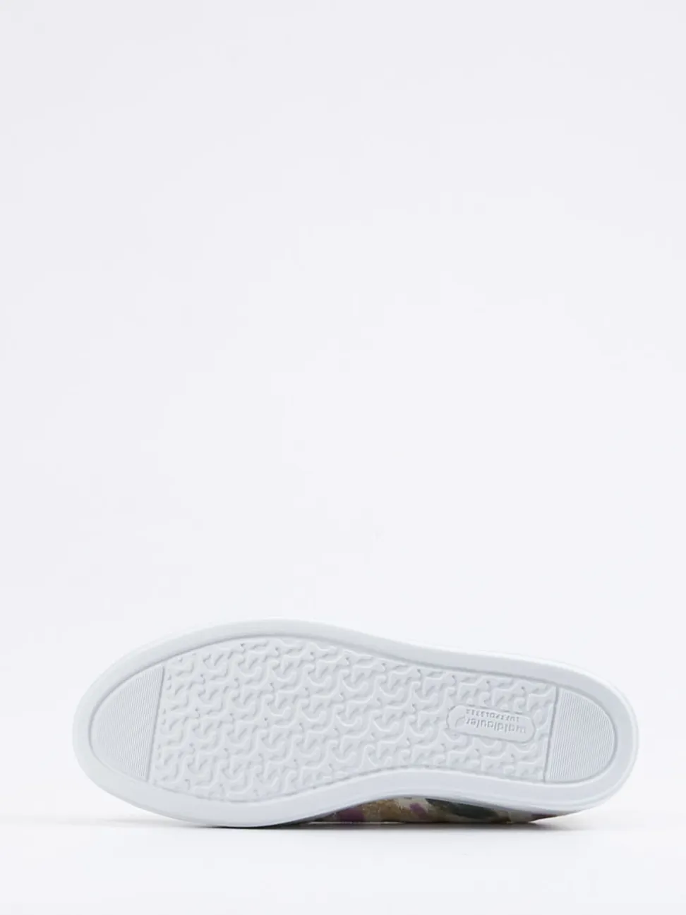 Waldläufer – Komfort-Sneaker aus geprägtem Leder multicolor