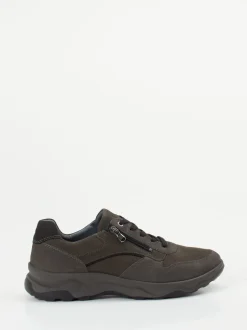 Waldläufer – Komfort-Sneaker aus Nubukleder Dunkelgrau