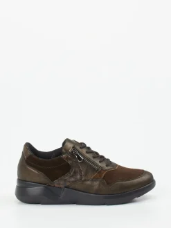 Waldläufer – Komfort-Sneaker aus Veloursleder braun