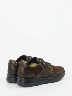 Waldläufer – Komfort-Sneaker aus Veloursleder braun