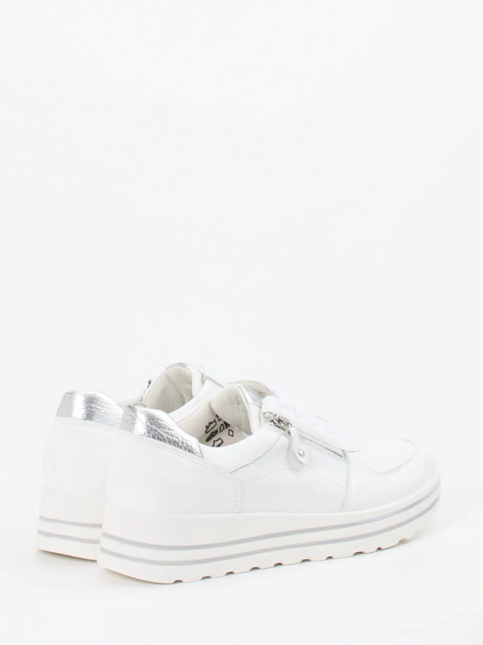 Waldläufer – Komfort-Sneaker aus Elchleder weiß