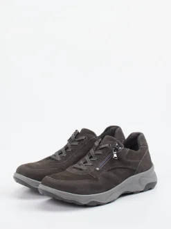 Waldläufer – Komfort-Sneaker aus Nubukleder grau