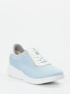 Waldläufer – Komfort-Sneaker aus Textil in Hellblau