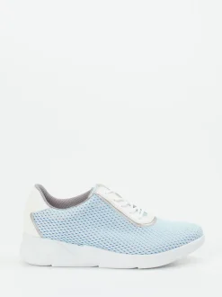 Waldläufer – Komfort-Sneaker aus Textil in Hellblau