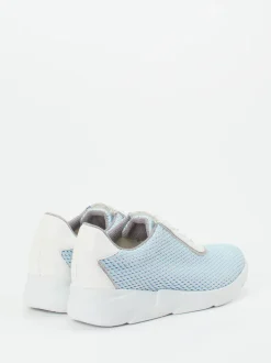 Waldläufer – Komfort-Sneaker aus Textil in Hellblau