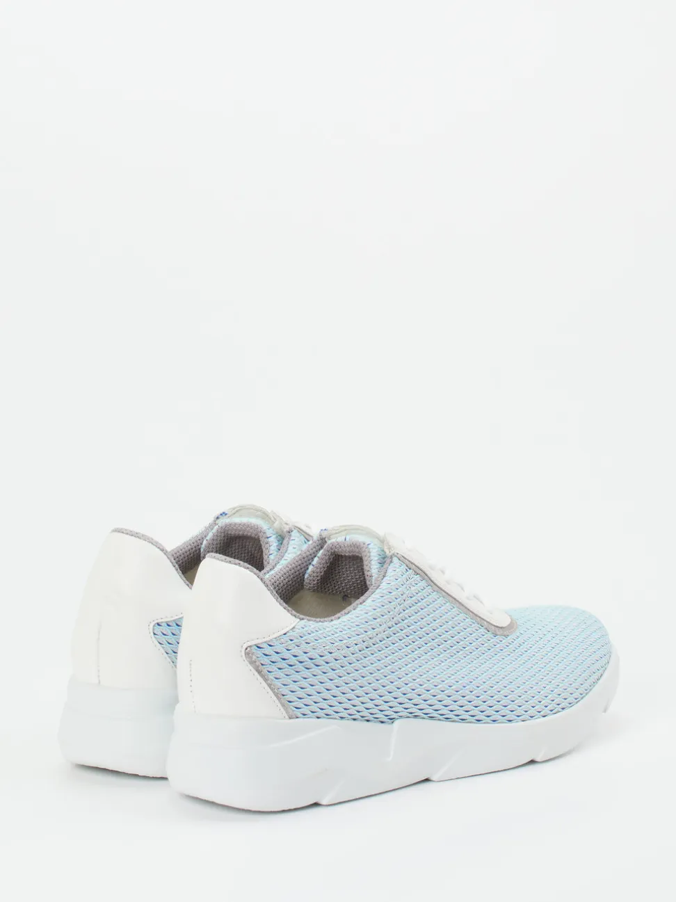 Waldläufer – Komfort-Sneaker aus Textil in Hellblau