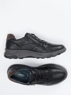 Waldläufer – Komfort-Sneaker aus Kalbleder schwarz