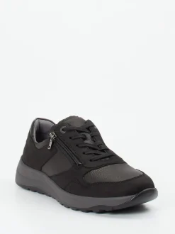 Waldläufer – Komfort-Sneaker aus Kalbleder schwarz