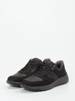 Waldläufer – Komfort-Sneaker aus Kalbleder schwarz