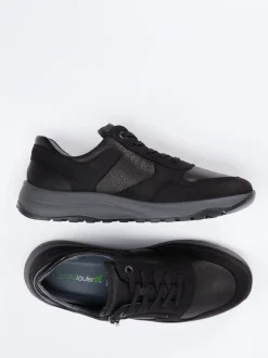 Waldläufer – Komfort-Sneaker aus Kalbleder schwarz