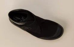 Waldläufer – Komfort-Stiefelette aus Nubukleder schwarz