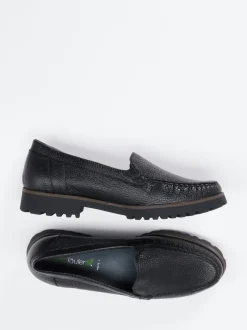 Waldläufer – Loafer aus Elchleder Schwarz