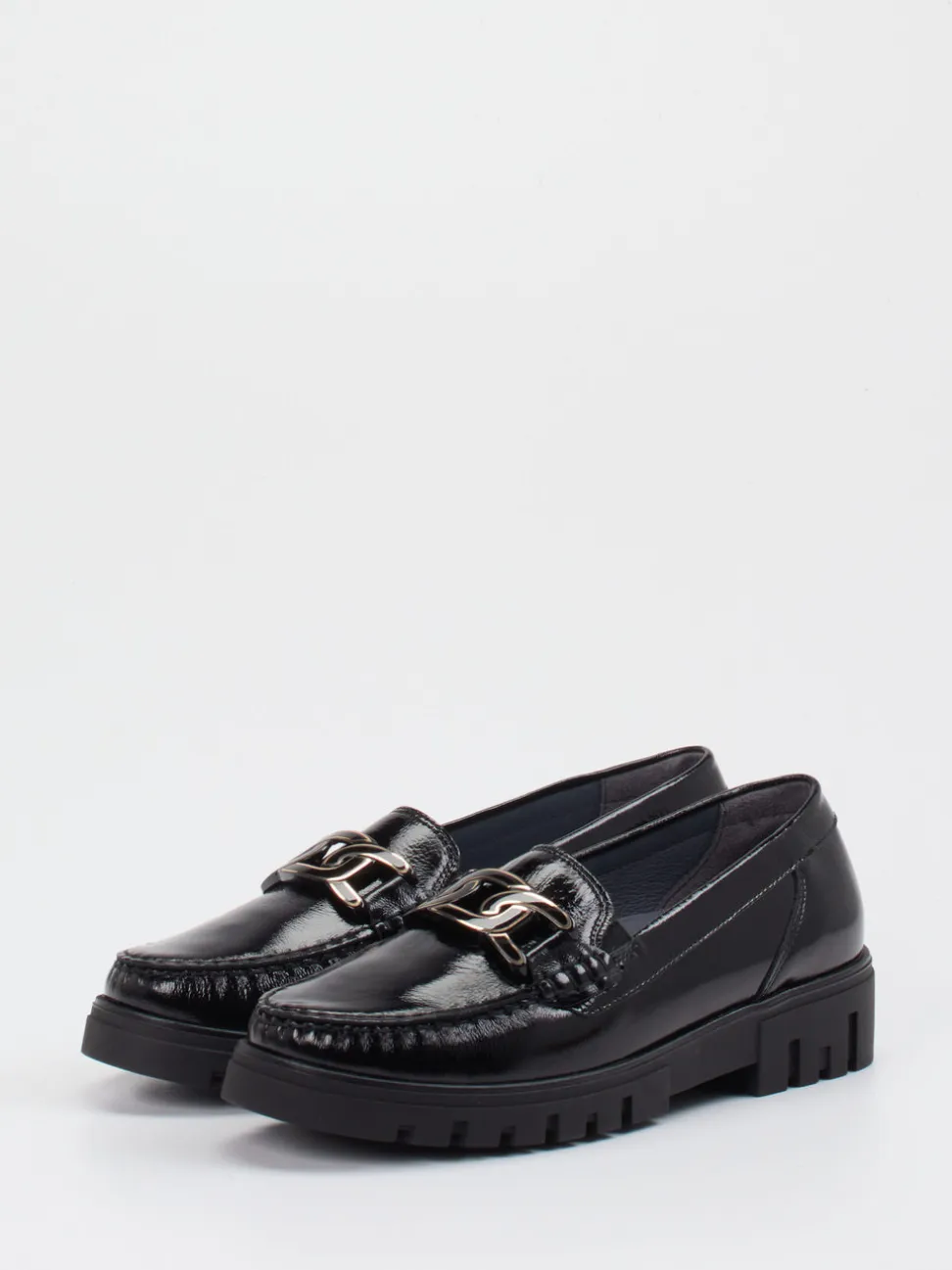 Waldläufer – Loafer aus Lackleder schwarz