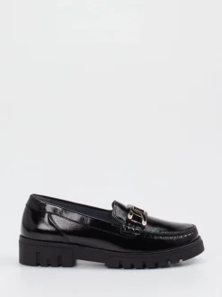Waldläufer – Loafer aus Lackleder schwarz