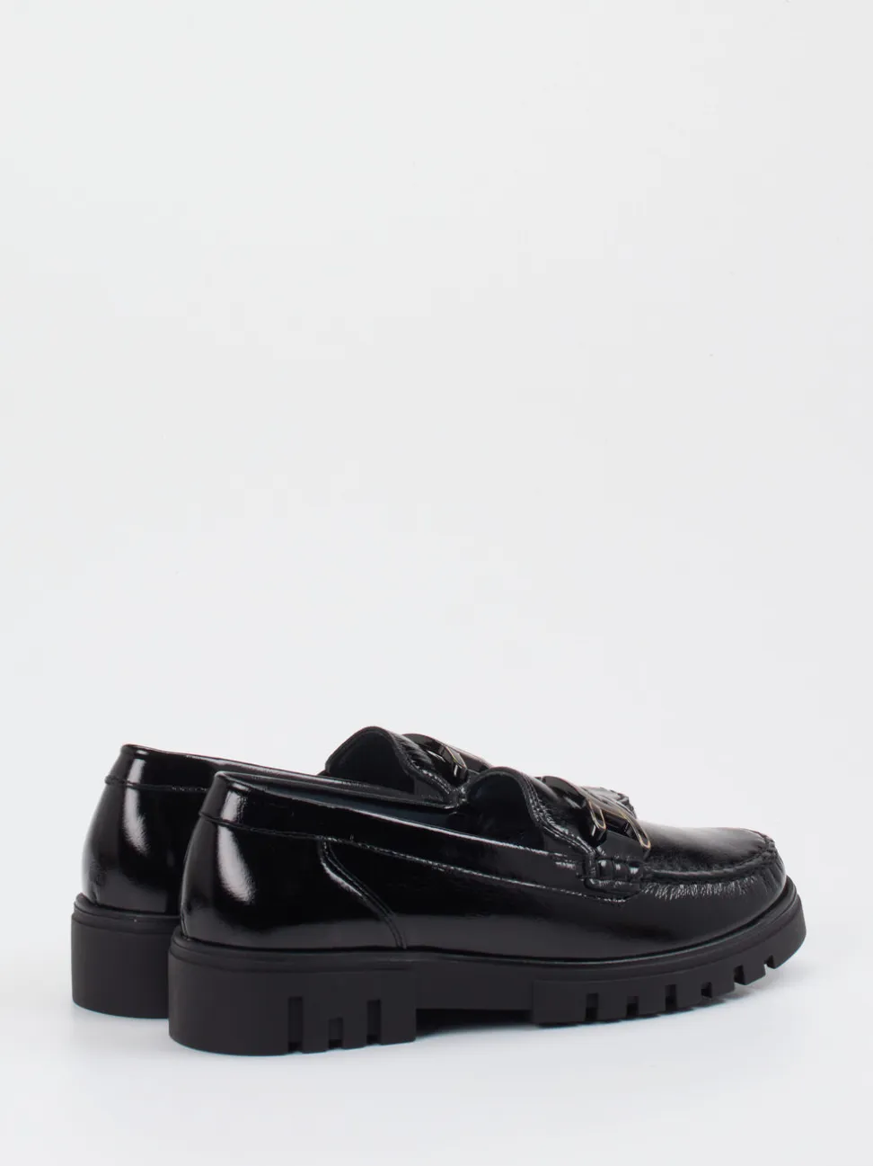 Waldläufer – Loafer aus Lackleder schwarz