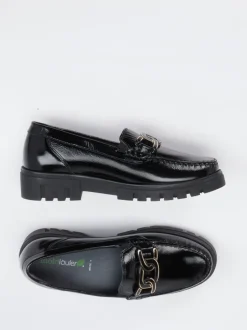 Waldläufer – Loafer aus Lackleder schwarz