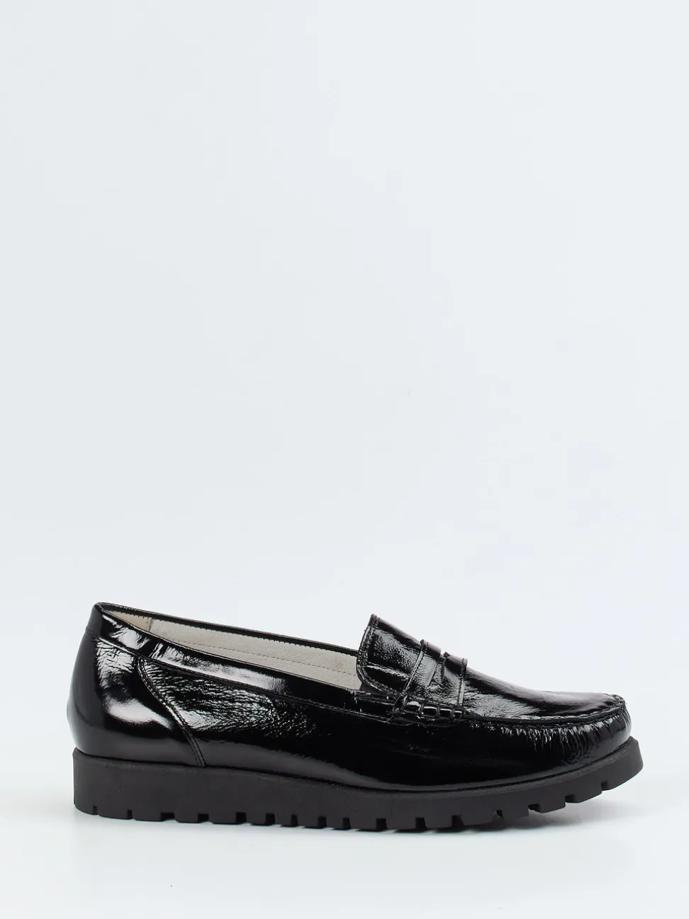Waldläufer – Loafer aus Lackleder Schwarz