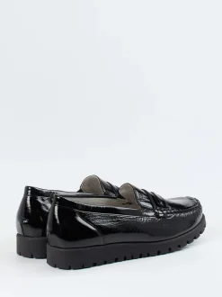 Waldläufer – Loafer aus Lackleder Schwarz