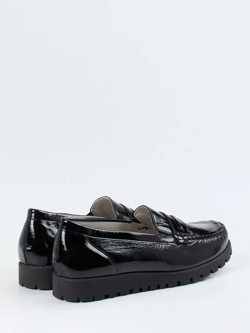 Waldläufer – Loafer aus Lackleder Schwarz