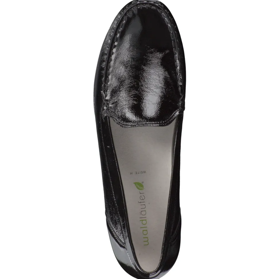 Waldläufer – Loafer aus Lackleder schwarz