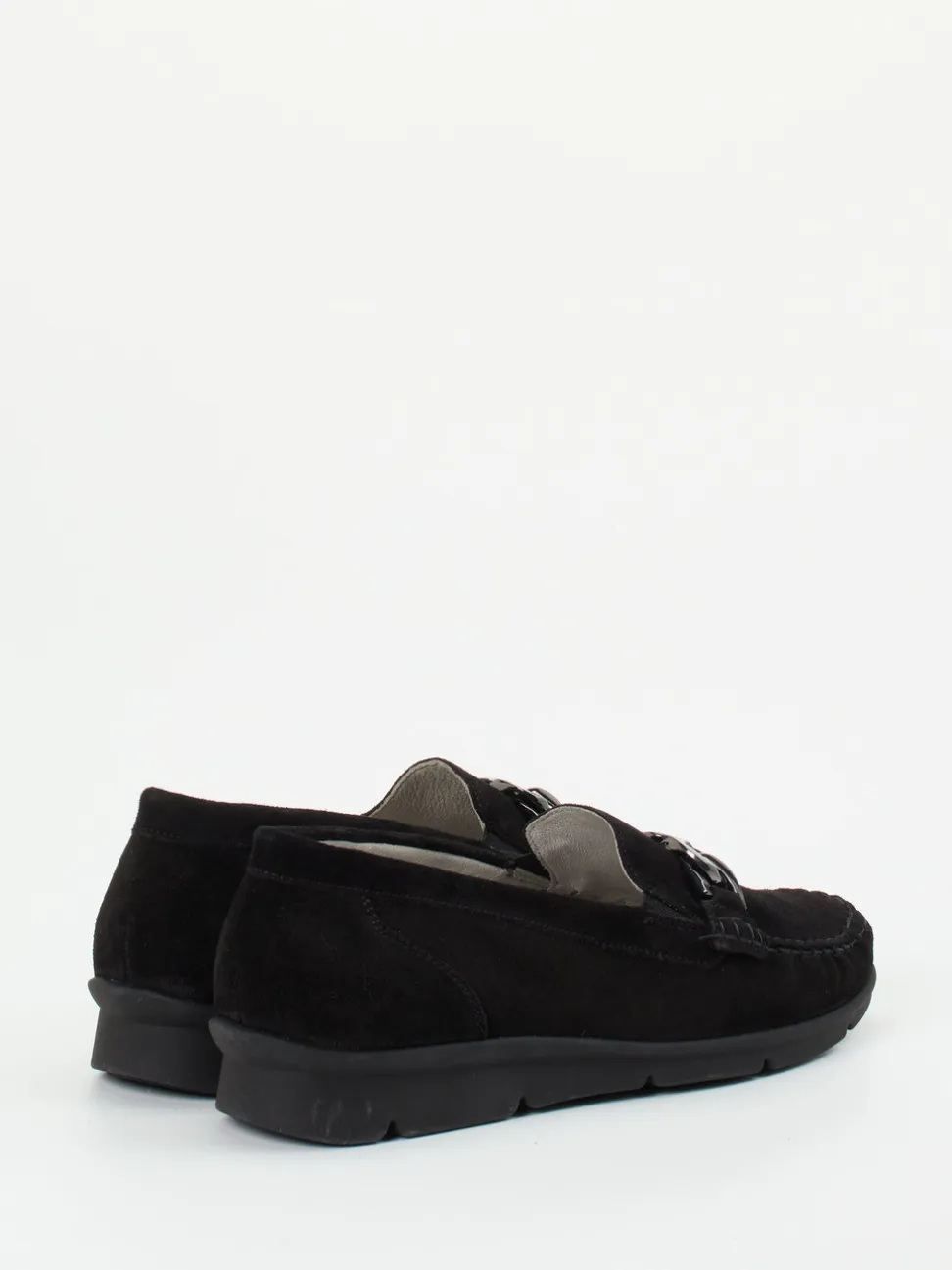 Waldläufer – Loafer aus Veloursleder Schwarz