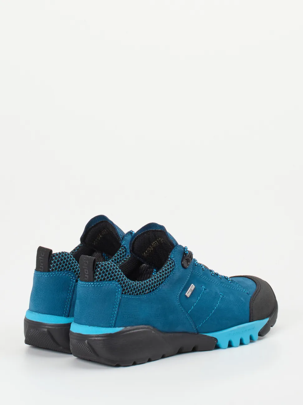 Waldläufer – Outdoor-Sneaker aus Veloursleder petrolblau