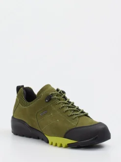 Waldläufer – Outdoor-Sneaker aus Veloursleder olivgrün