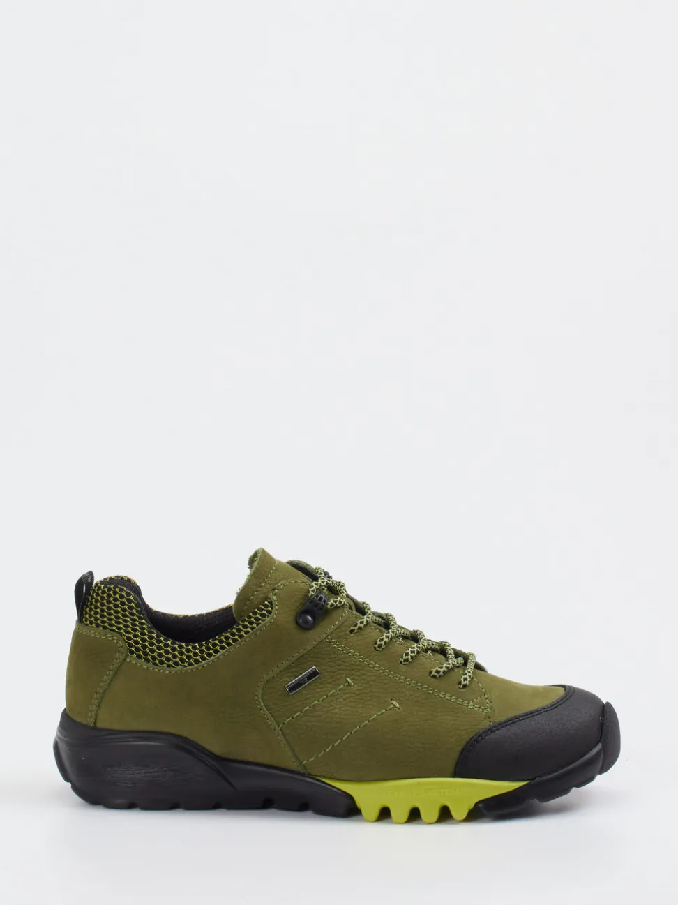 Waldläufer – Outdoor-Sneaker aus Veloursleder olivgrün