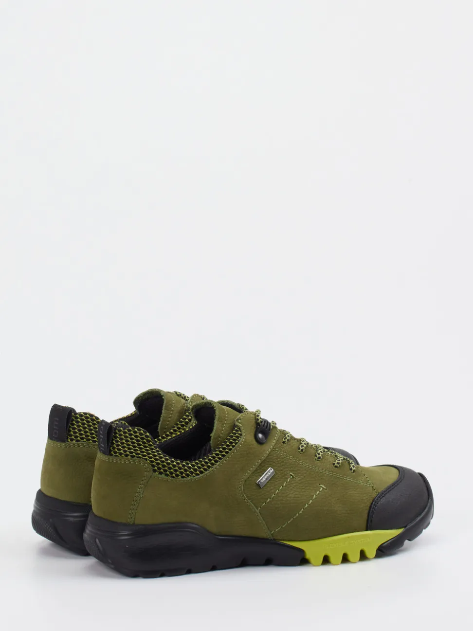 Waldläufer – Outdoor-Sneaker aus Veloursleder olivgrün