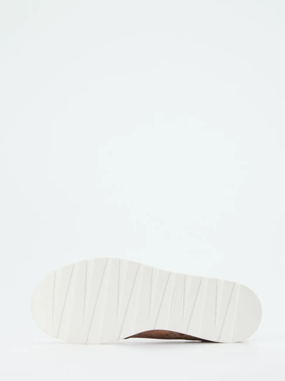 Waldläufer – Plateau-Sneaker aus geprägtem Leder metallic