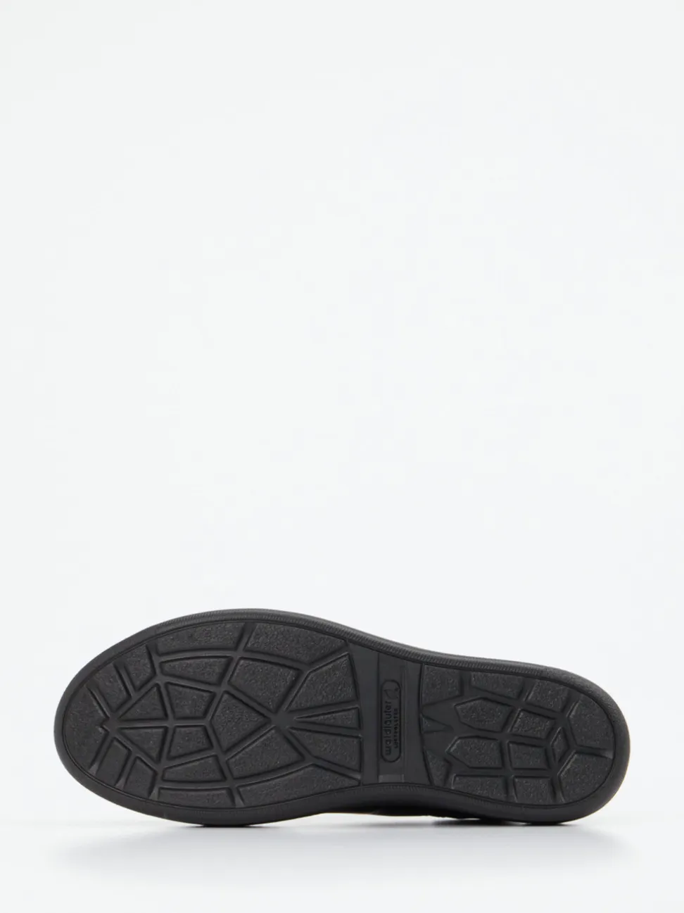 Waldläufer – Plateau-Sneaker aus Metallicleder grau