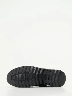Waldläufer – Schnürboots aus Hirschleder Schwarz