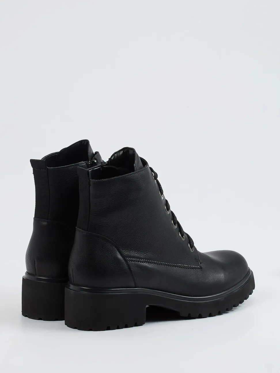 Waldläufer – Schnürboots aus Kalbleder schwarz