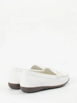 Waldläufer – Slipper aus Kalbleder Weiß