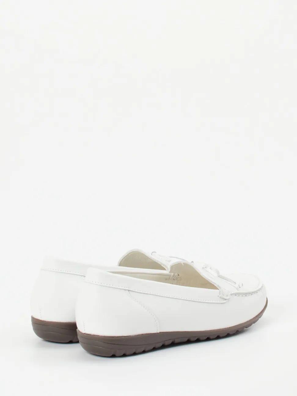 Waldläufer – Slipper aus Kalbleder Weiß