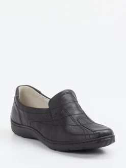 Waldläufer – Slipper aus Kalbleder schwarz