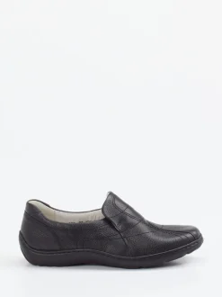Waldläufer – Slipper aus Kalbleder schwarz