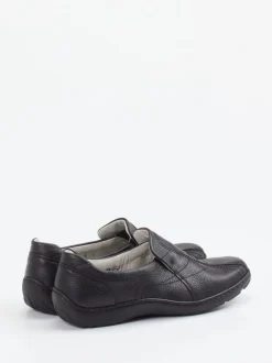Waldläufer – Slipper aus Kalbleder schwarz