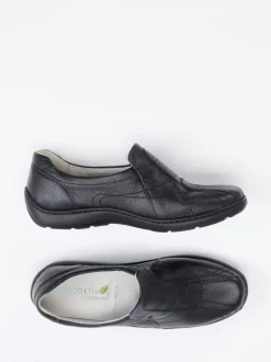 Waldläufer – Slipper aus Kalbleder schwarz