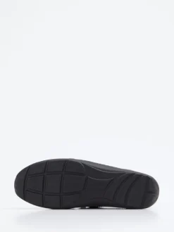 Waldläufer – Slipper aus Kalbleder schwarz