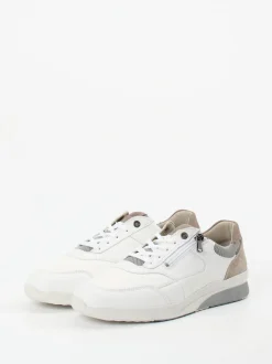 Waldläufer – Sneaker aus Kalbleder in Offwhite