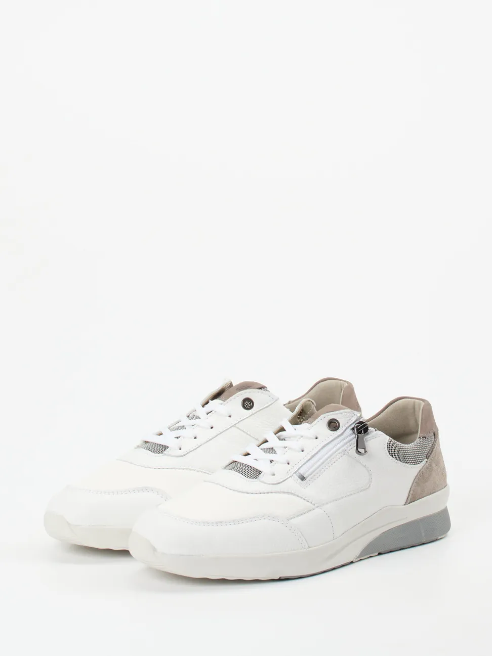 Waldläufer – Sneaker aus Kalbleder in Offwhite