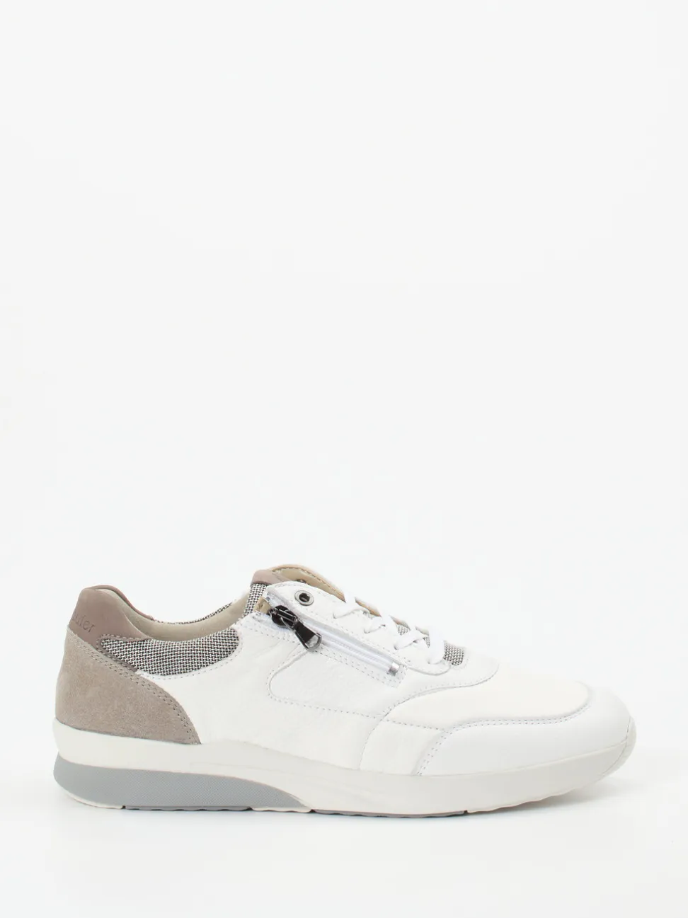 Waldläufer – Sneaker aus Kalbleder in Offwhite