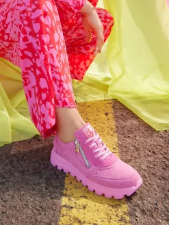 Waldläufer – Sneaker aus Kalbleder in Pink