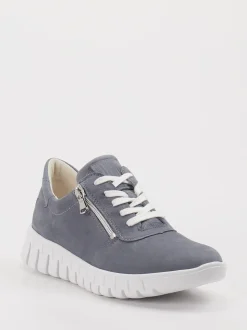 Waldläufer – Sneaker aus Leder in Taubenblau