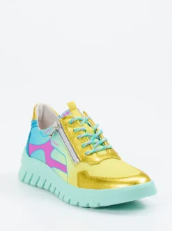 Waldläufer – Sneaker aus Textil in Metallic-Multicolor