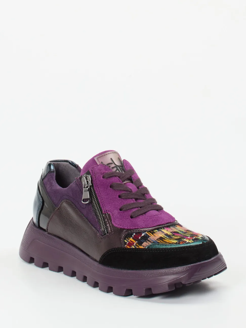 Waldläufer – Sneaker aus Veloursleder Multicolor