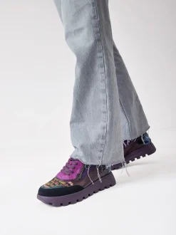 Waldläufer – Sneaker aus Veloursleder Multicolor