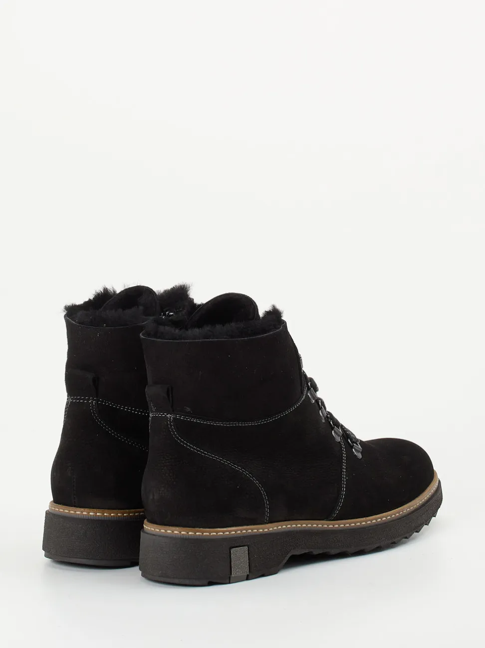 Waldläufer – Stiefeletten aus Nubukleder in Schwarz